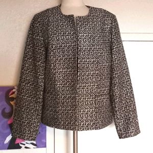 Dressbarn Black and white Suit Jacket